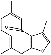 异莪术呋喃二烯酮 结构式