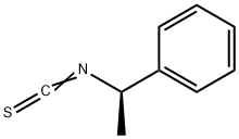 (R)-(-)-1-苯乙基乙硫氰酸酯 结构式