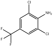 2,6-二氯-4-三氟甲基苯胺 结构式