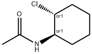 TRANS-1-CHLORO-2-ACETAMIDO CYCLOHEXANE 结构式