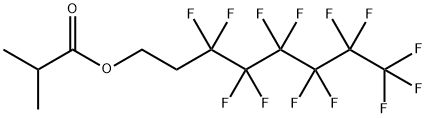 3,3,4,4,5,5,6,6,7,7,8,8,8-十三氟辛基异丁酸酯 结构式