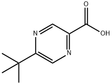 5-吡嗪-2-羧酸叔丁酯 结构式