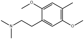 2,5-Dimethoxy-N,N,4-trimethylbenzeneethanamine 结构式