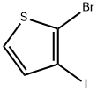 2-溴-3碘噻吩 结构式