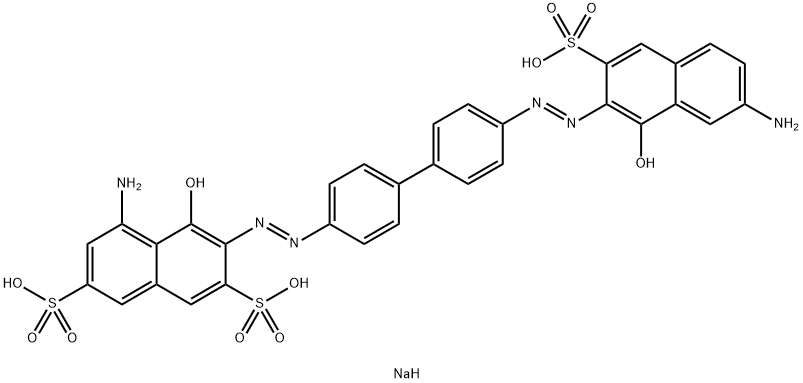 氯唑黑BH 结构式