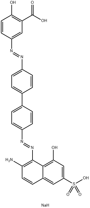联苯胺红 F 结构式