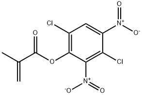 3,6-Dichloro-2,4-dinitrophenyl methacrylate 结构式