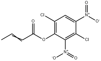 Crotonic acid, 3,6-dichloro-2,4-dinitrophenyl ester 结构式