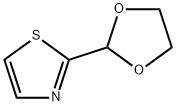 Thiazole, 2-(1,3-dioxolan-2-yl)- 结构式
