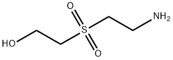 2-[(氨基乙基)砜基]乙醇盐酸盐 结构式