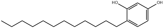 4-十二烷基间苯二酚 结构式