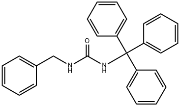 3-benzyl-1-trityl-urea 结构式