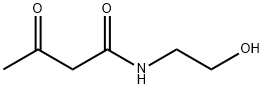 N-(2-羟基乙基)-3-氧代丁酰胺 结构式