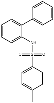 N-(2-Biphenylyl)-p-toluenesulfonamide 结构式
