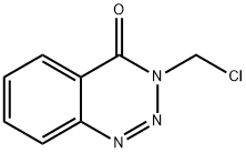 3-benzotriazin-4(3h)-one,3-(chloromethyl)-2 结构式