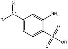 4-硝基-2-氨基苯磺酸 结构式