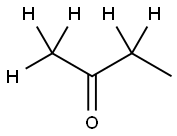 甲基-D3-乙基-1,1-D2 酮 结构式