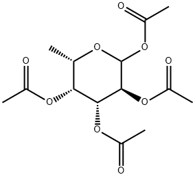 1,2,3,4-TETRA-O-ACETYL-LFUCOPYRANOSE 结构式