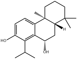 2,10-Phenanthrenediol, 4b,5,6,7,8,8a,9,10-octahydro-4b,8,8-trimethyl-1-(1-methylethyl)-, (4bS,8aS,10S)- 结构式