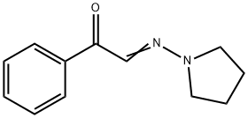 α-(1-Pyrrolidinylimino)acetophenone 结构式
