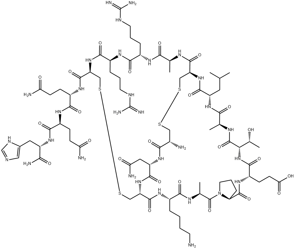 蜂毒明肽 结构式