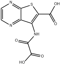 Thieno[2,3-b]pyrazine-6-carboxylic  acid,  7-[(carboxycarbonyl)amino]- 结构式
