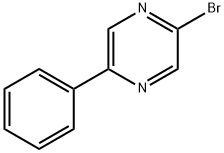 2-溴-5-苯基吡嗪 结构式