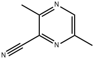 3,6-DIMETHYLPYRAZINE-2-CARBONITRILE 结构式