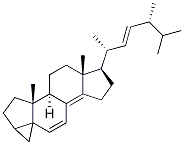 3,5-CYCLOERGOSTA-6,8(14),22-TRIENE 结构式