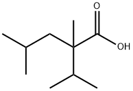 2,4-dimethyl-2-isopropylpentanoic acid 结构式