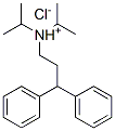 (3,3-diphenylpropyl)diisopropylammonium chloride 结构式