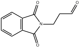 3-邻苯二甲酰亚胺丙醛 结构式