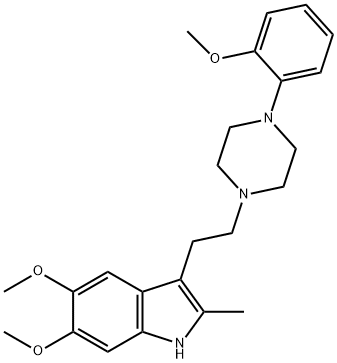 米利哌汀 结构式