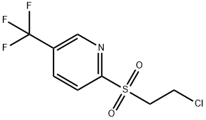 2-[(2-CHLOROETHYL)SULFONYL]-5-(TRIFLUOROMETHYL)PYRIDINE