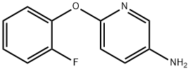 6-(2-氟苯氧基)吡啶-3-胺 结构式