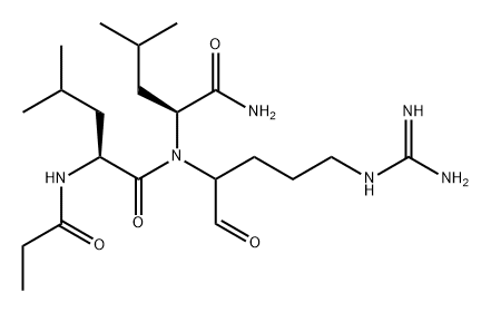 PROPIONYL-LEU-LEU-ARG-AL HEMISULFATE