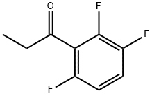 2',3',6'-三氟苯丙酮 结构式
