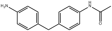 N-[4-[(4-氨基苯基)甲基]苯基]乙酰胺 结构式