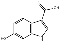 6-羟基吲哚-3-甲酸 结构式