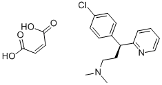 S-(+)-马来酸氯苯那敏 结构式