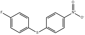 (4-氟苯基)(4-硝基苯基)硫烷 结构式