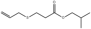 3-(Allylthio)propionic acid isobutyl ester 结构式
