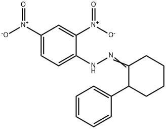 2-Phenylcyclohexanone 2,4-dinitrophenyl hydrazone 结构式