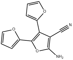 5'-氨基-2,2':3',2''-呋喃-4'-甲腈 结构式
