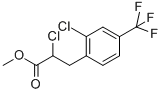 METHYL 2-CHLORO-3-[2-CHLORO-4-(TRIFLUOROMETHYL)PHENYL]PROPANOATE 结构式