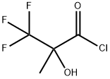 Propanoyl chloride, 3,3,3-trifluoro-2-hydroxy-2-Methyl- 结构式