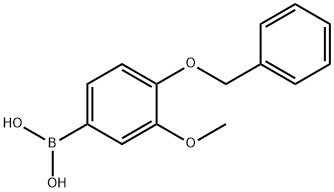 4-(苄氧基)-3-甲氧基苯基硼酸 结构式