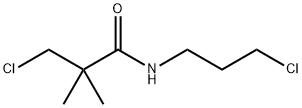 N1-(3-CHLOROPROPYL)-3-CHLORO-2,2-DIMETHYLPROPANAMIDE 结构式