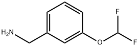 3-(二氟甲氧基)苯甲胺 结构式