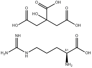 L-精氨酸单柠檬酸盐 结构式